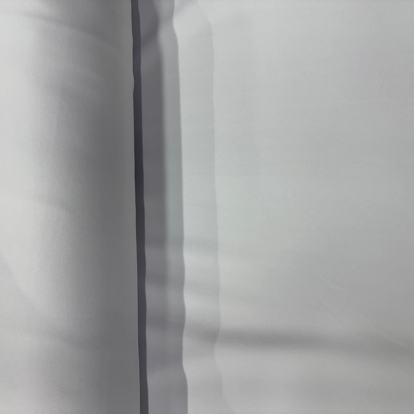 White Solid Banana Crepe Fabric 13341