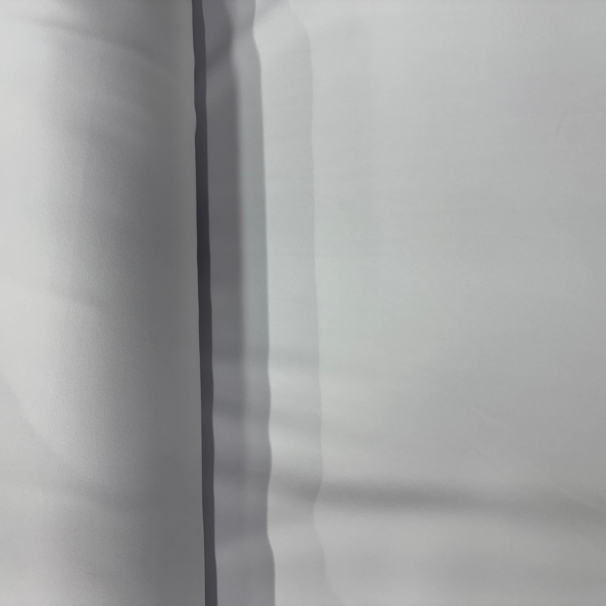 White Solid Banana Crepe Fabric 13341