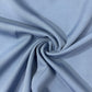 Blue Solid Banana Crepe Fabric 13497
