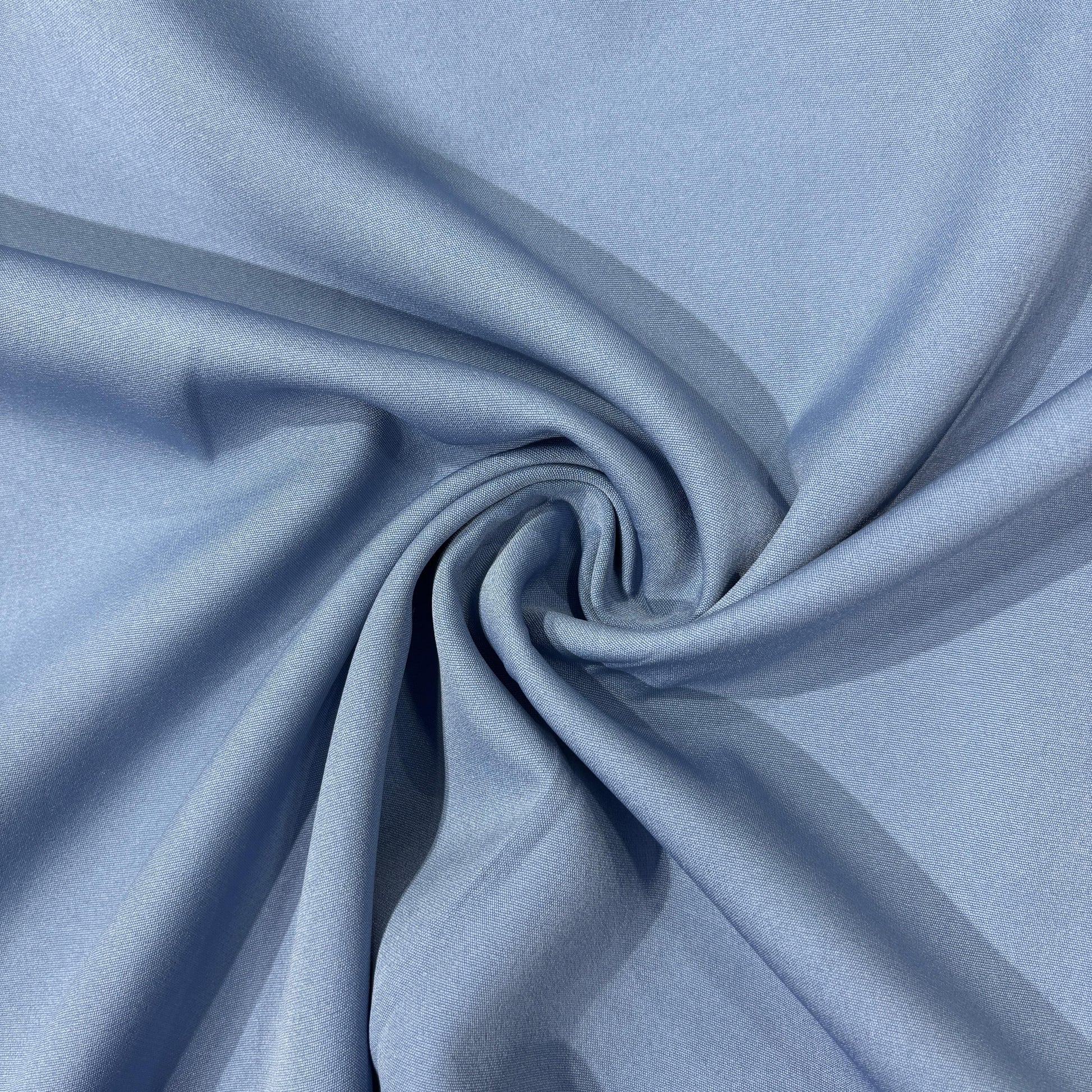 Blue Solid Banana Crepe Fabric 13497