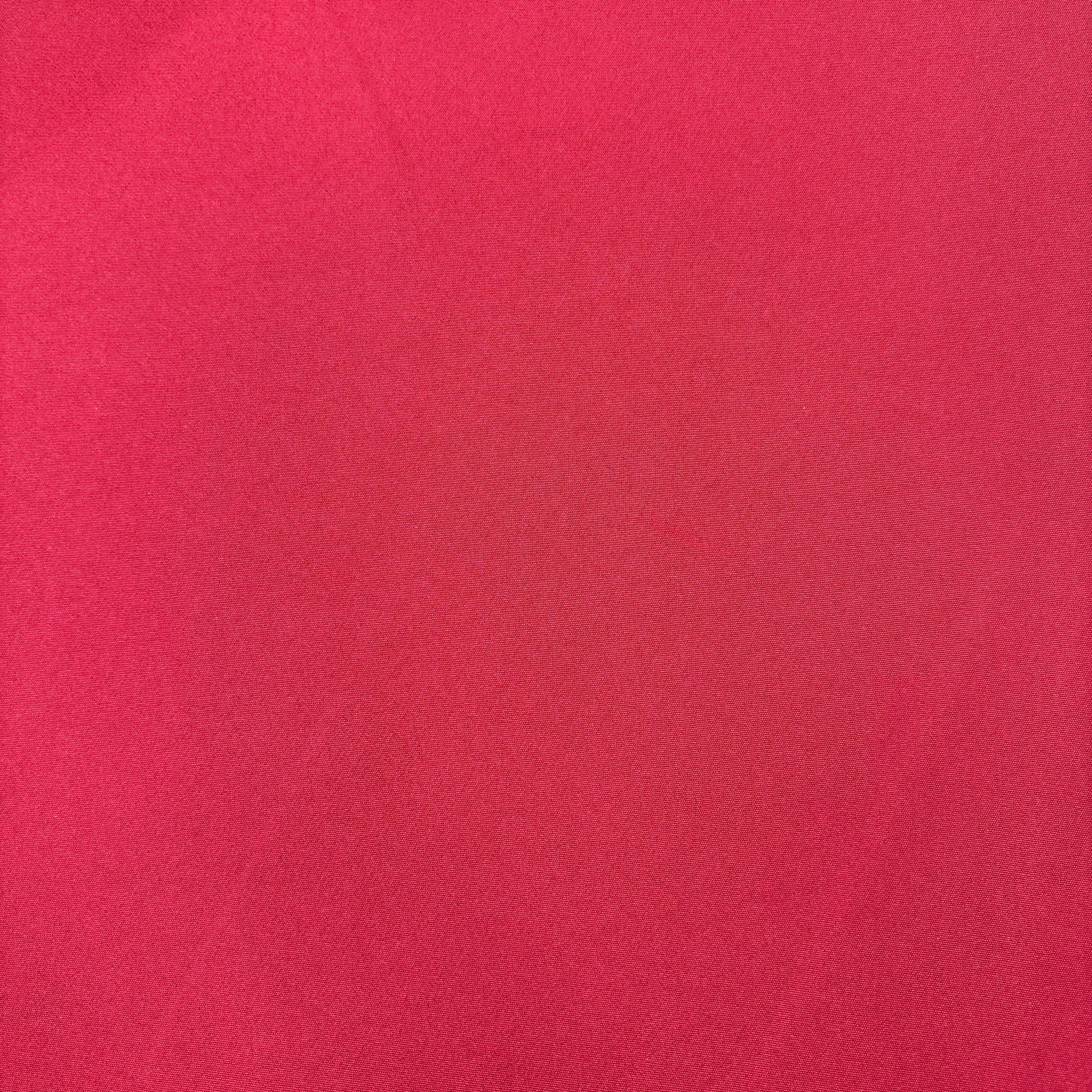 Rose Red Solid Banana Crepe Fabric 13495