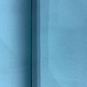 Teal Blue Solid Banana Crepe Fabric 8770