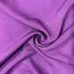Purple Solid Banana Crepe Fabric 13492