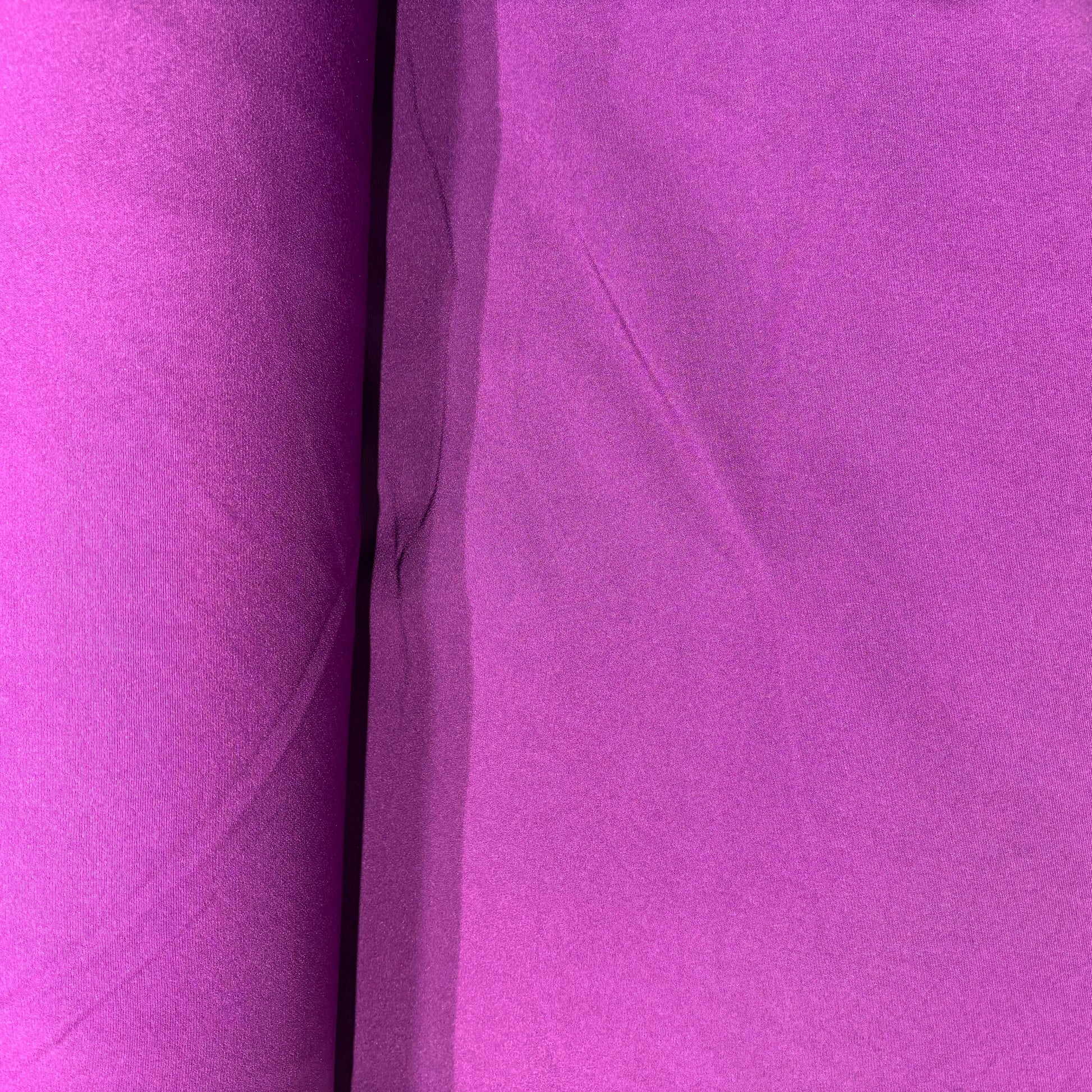Purple Solid Banana Crepe Fabric 13492