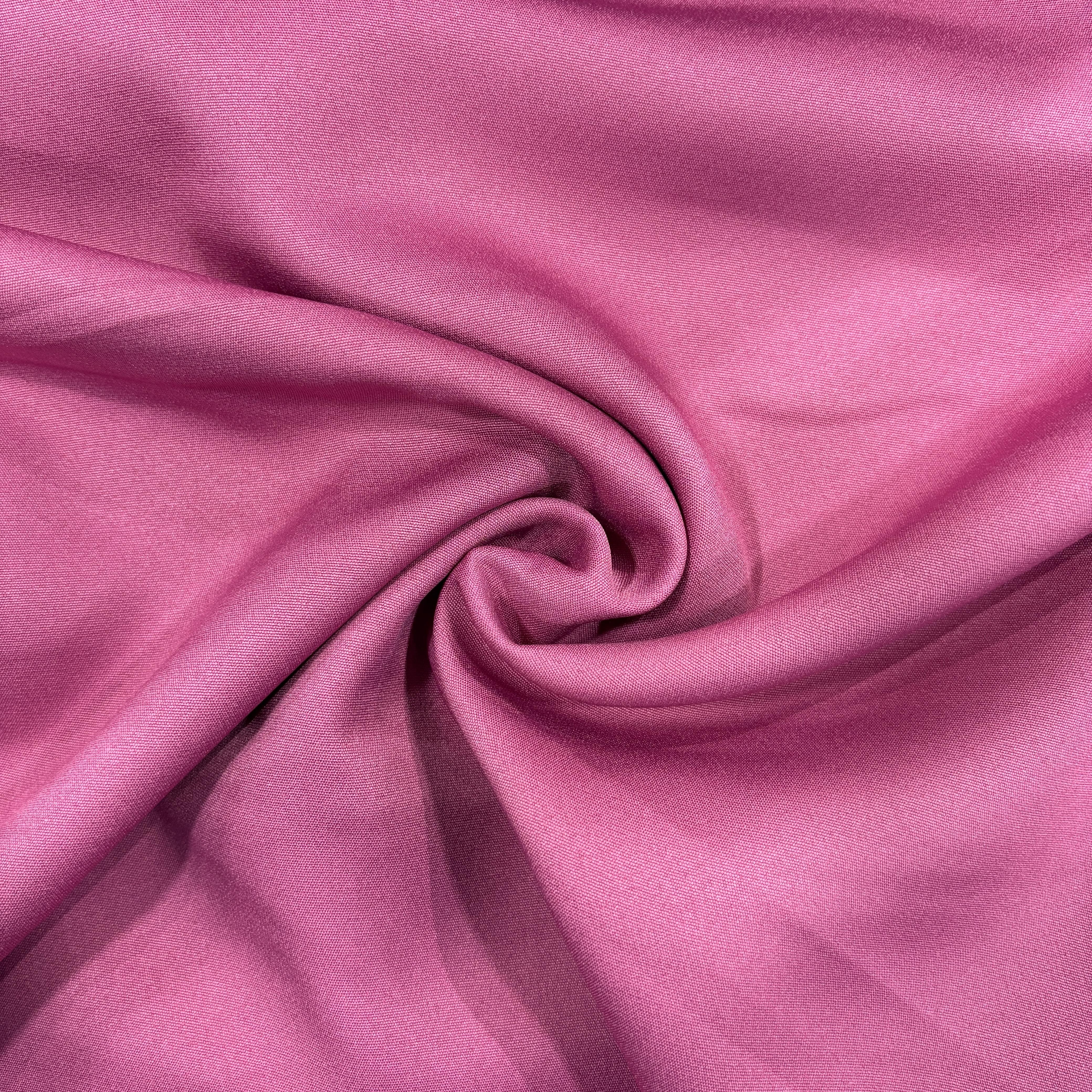 Premium Pink Solid Banana Crepe Fabric 13502