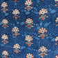 Indigo Kalamkari Print Cotton Fabric 23649