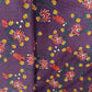 Wine Kalamkari Print Cotton Fabric 24223