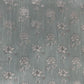 Sky Blue Floral Print Lurex Cotton Fabric 23787