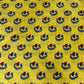 Yellow Floral Print Cotton Fabric 24243