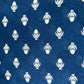 Blue Bagru Print Cotton Fabric 24239