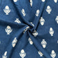 Blue Bagru Print Cotton Fabric 24239