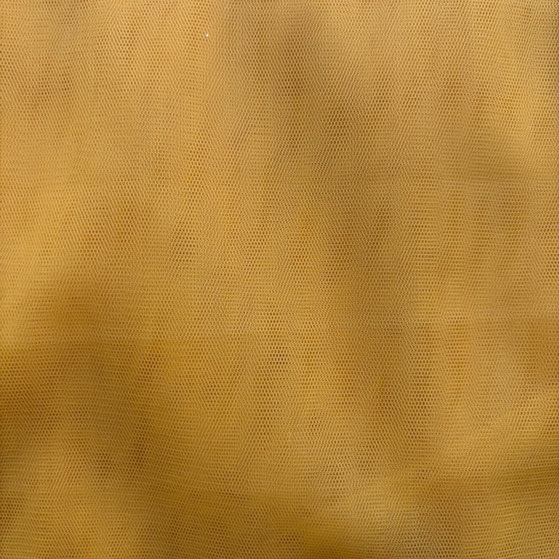 Yellow Solid Net Fabric 11507