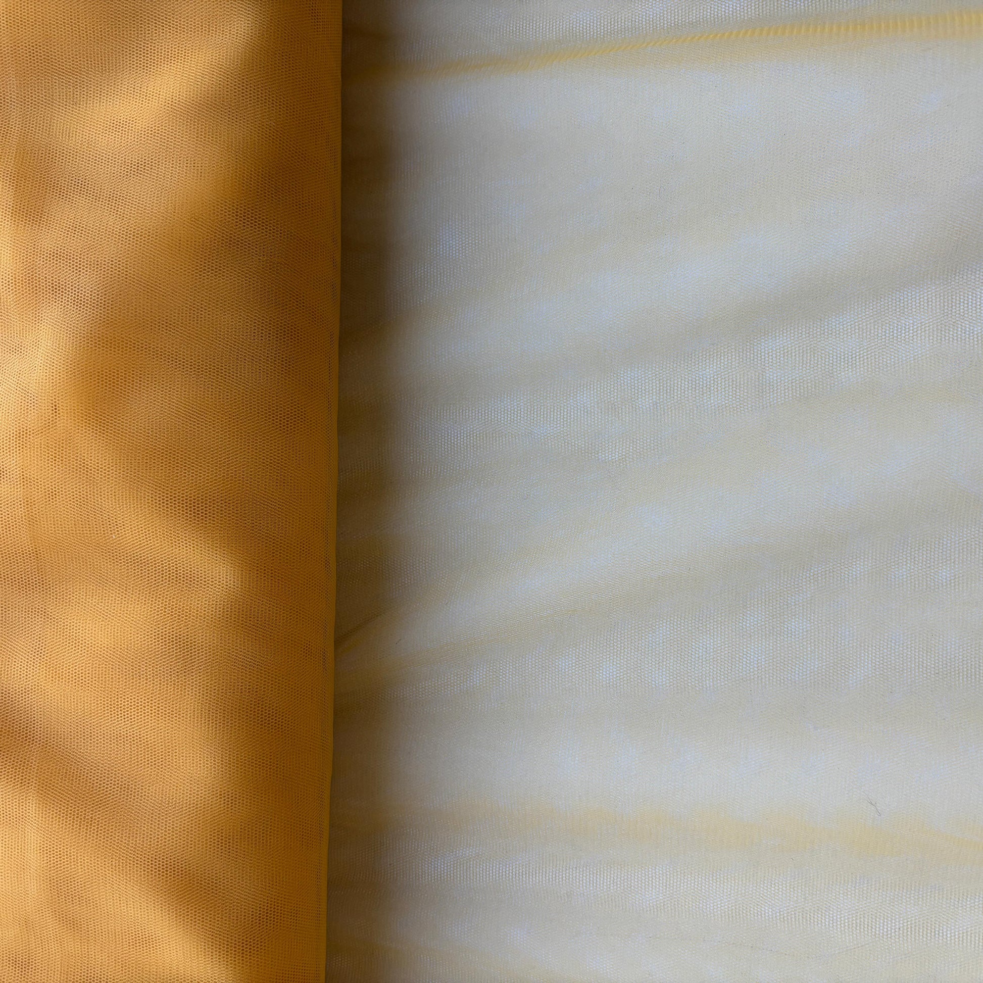 Yellow Solid Net Fabric 11507