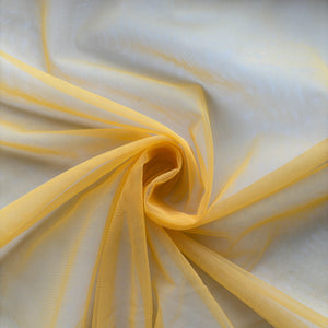 Yellow Solid Net Fabric 11507