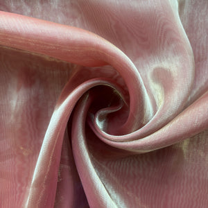 Strawberry Pink Solid Organza Fabric 13330
