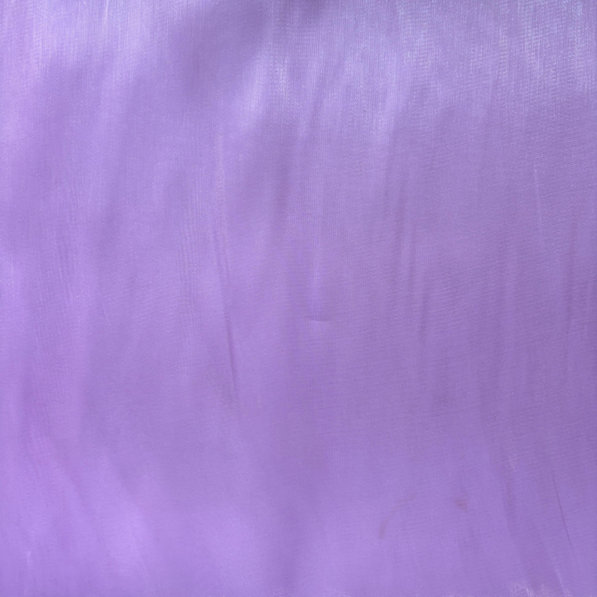Lilac Purple Solid Organza Fabric 13321