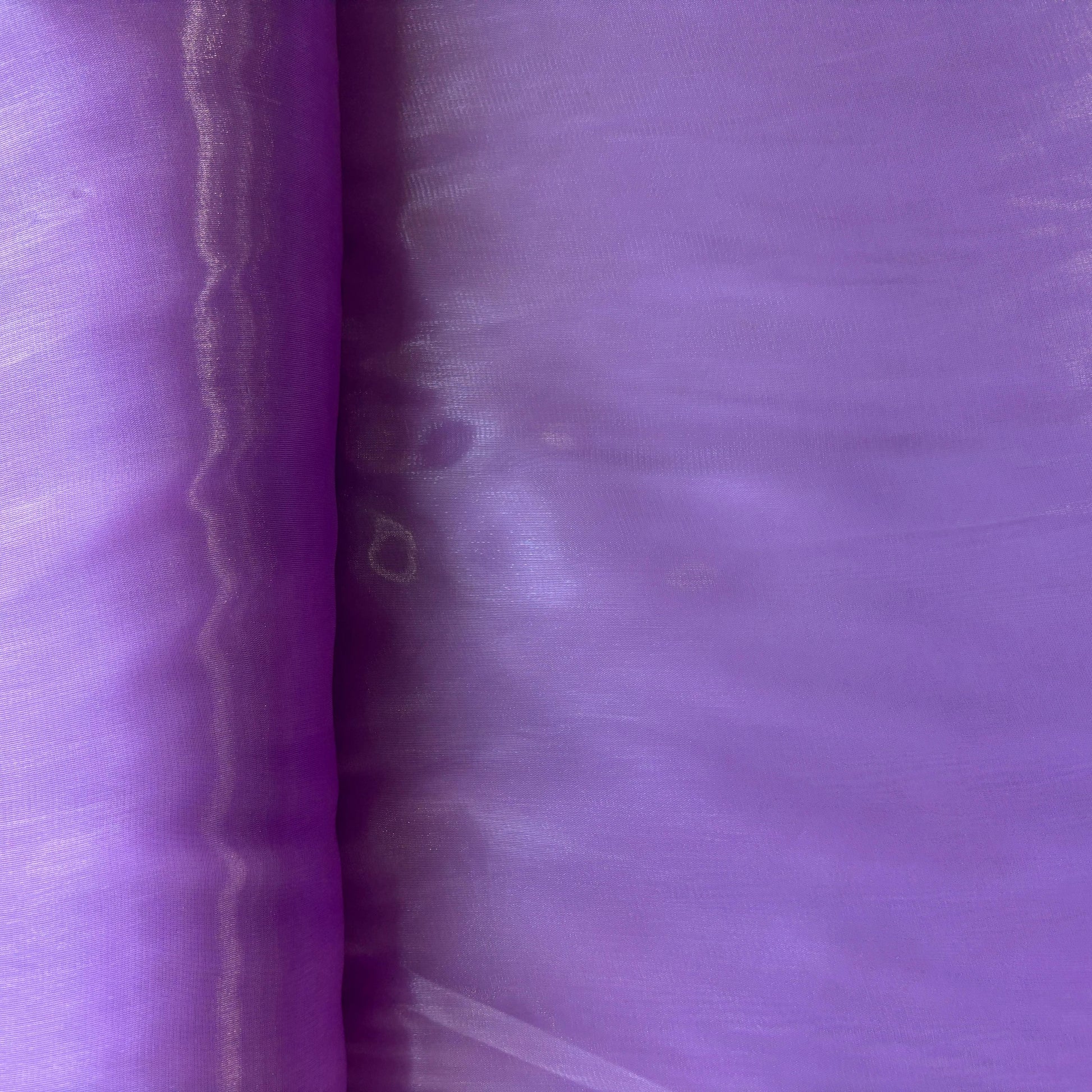Lilac Purple Solid Organza Fabric 13321