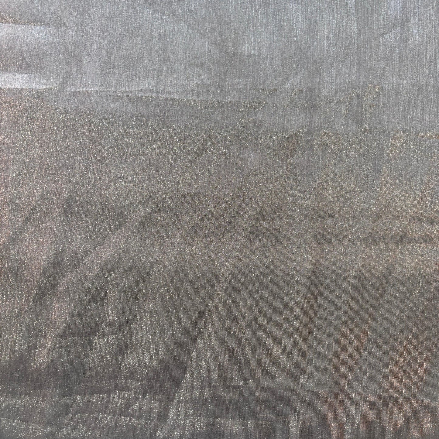 Brown & Light Brown Ombre Solid Imported Organza Fabric 9053