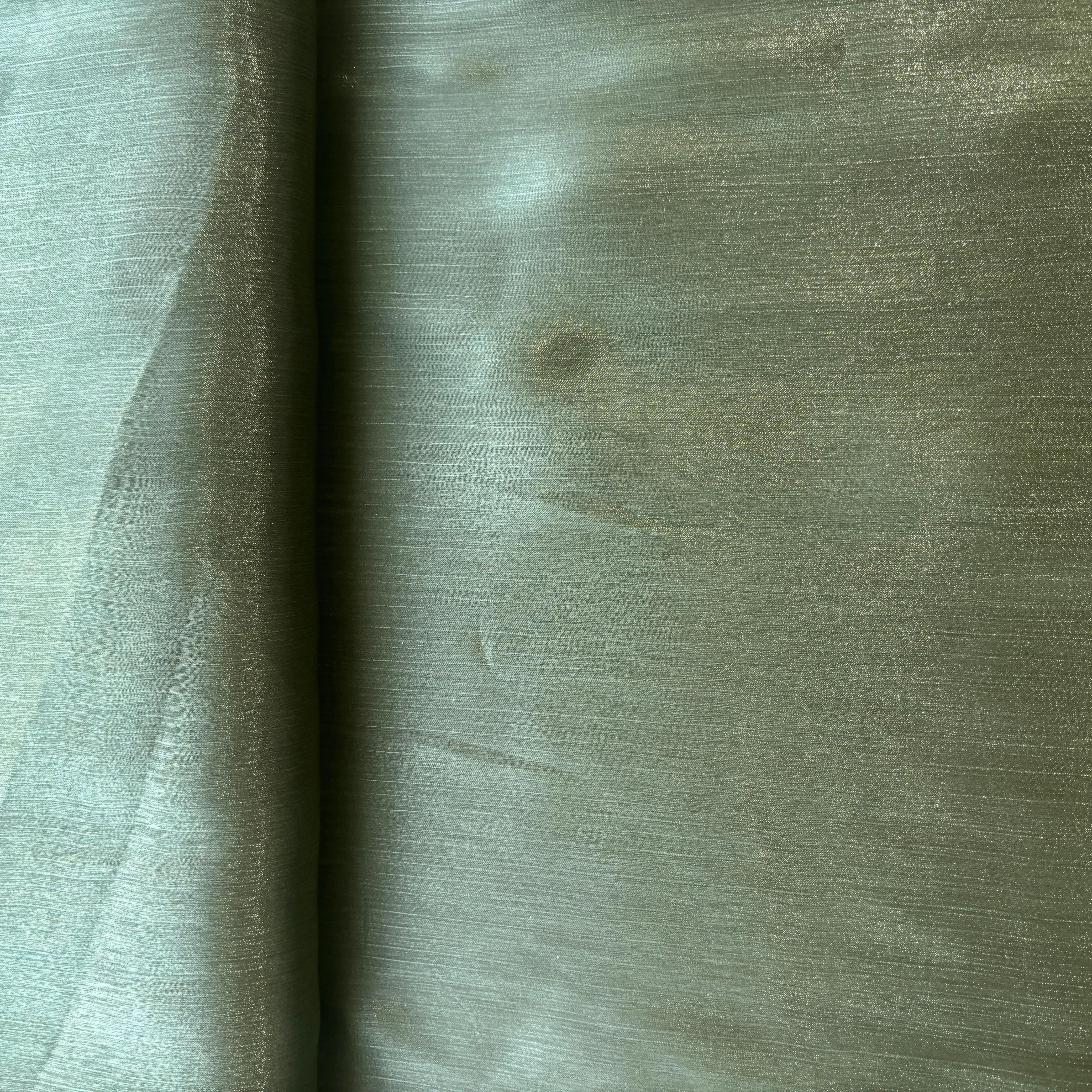 Fern Green Solid Chiffon Fabric 8193