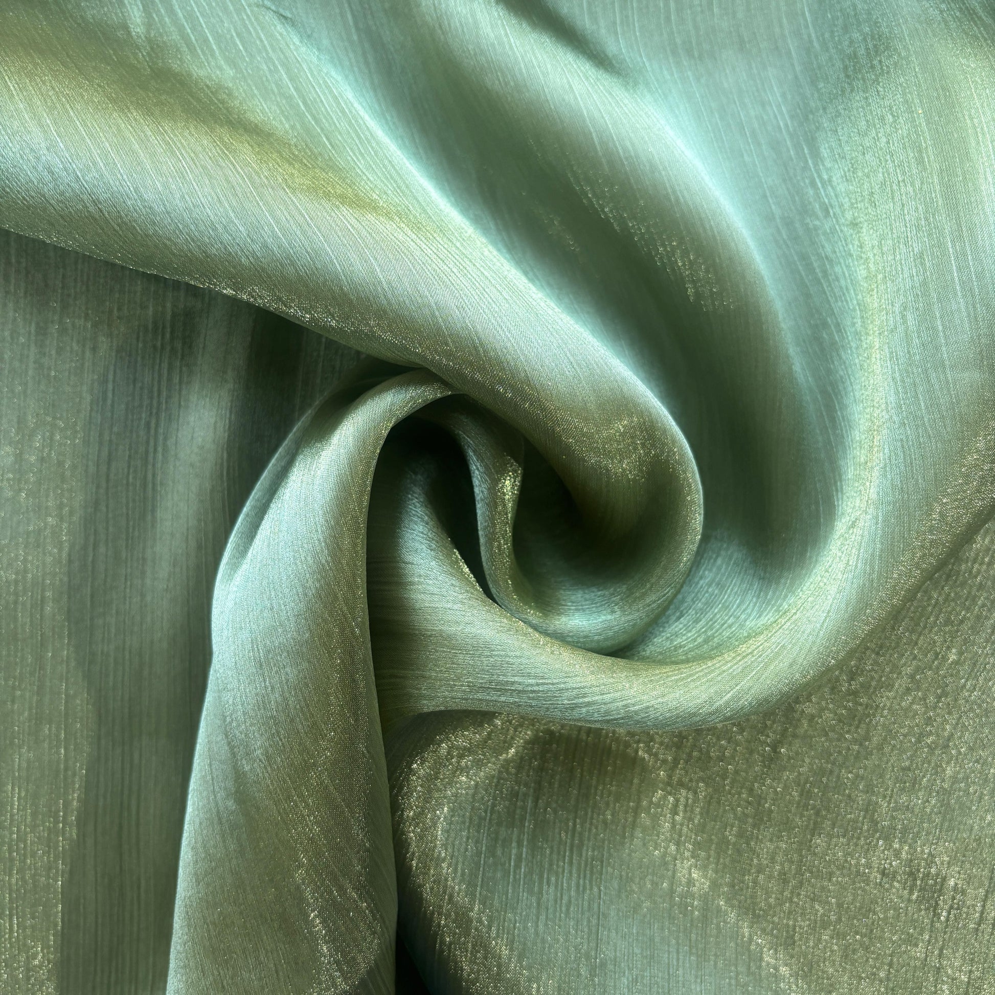 Fern Green Solid Chiffon Fabric 8193