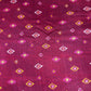 Red Ikkat Print Tusser Silk Fabric 20367