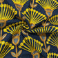 Black Thread Embroidery Cotton Fabric 15732