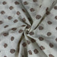 Griege Floral Sequence Embroidery Dyeable Cotton Fabric 9064