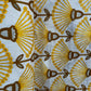 Off White Thread Embroidery Cotton Fabric 15731