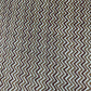 White With Orange And Brown Chevron Print Rayon Fabric 7372