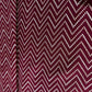 Red Chevron Print Rayon Fabric 7367