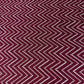 Red Chevron Print Rayon Fabric 7367