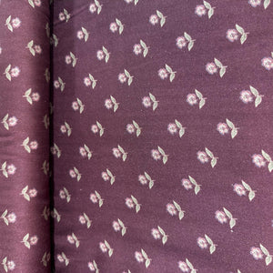 Maroon Floral Print Pashmina Fabric 20989
