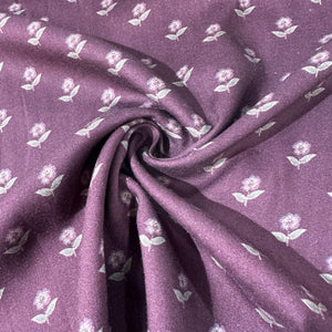 Maroon Floral Print Pashmina Fabric 20989