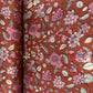 Orange Floral Print Pashmina Fabric 20971