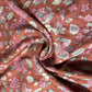 Orange Floral Print Pashmina Fabric 20971