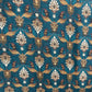 Peacock Green Floral Print Pashmina Fabric 20990