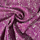 Purple Tropical Print Pashmina Fabric 20975