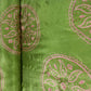 Green Cutdana Traditional Print Pure Tissue Fabric 21273
