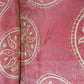 Brick Red Traditional Print Pure Tissue Fabric 21277