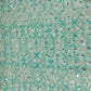 Green Zari With Mirror Work Embroidery Georgette Fabric 12243
