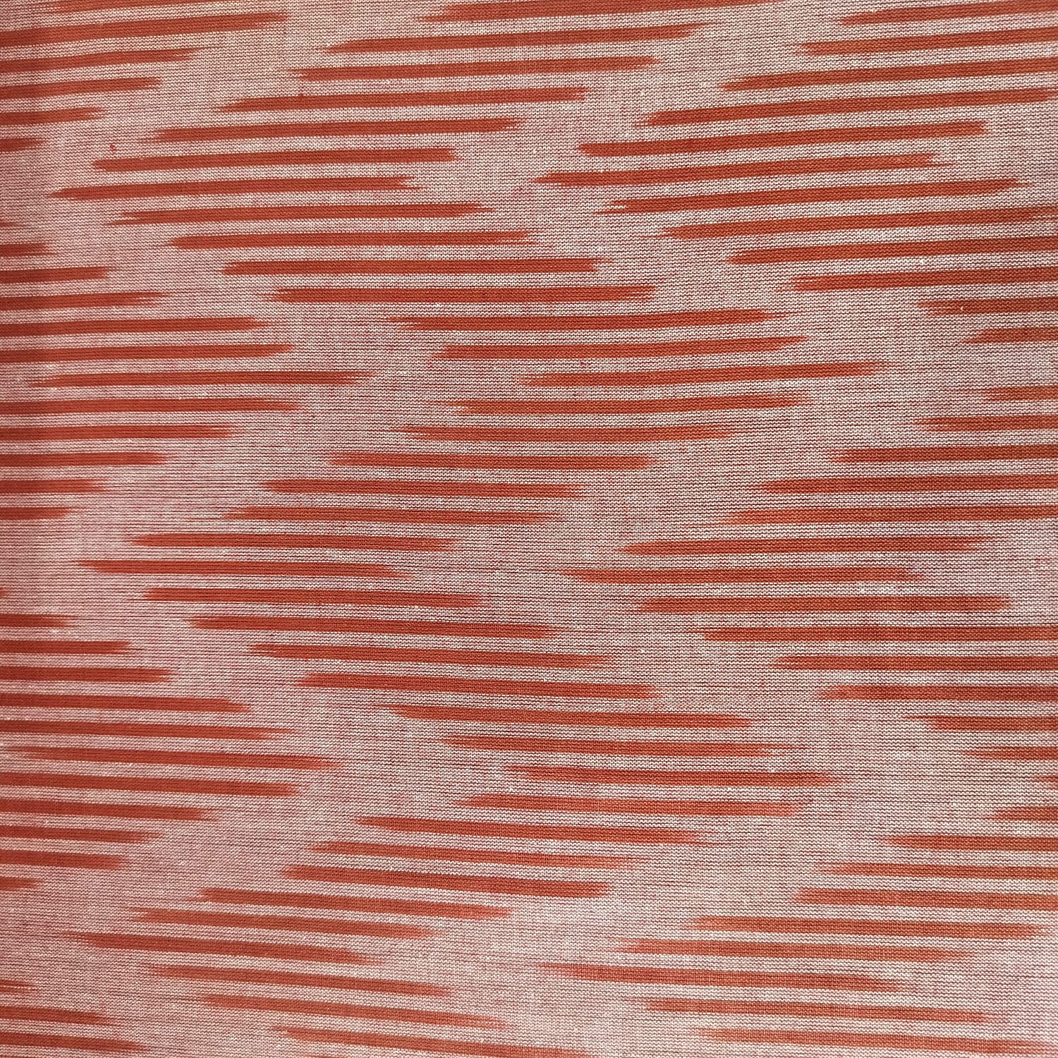 Pink Red Ikkat Print Cotton Fabric 16314