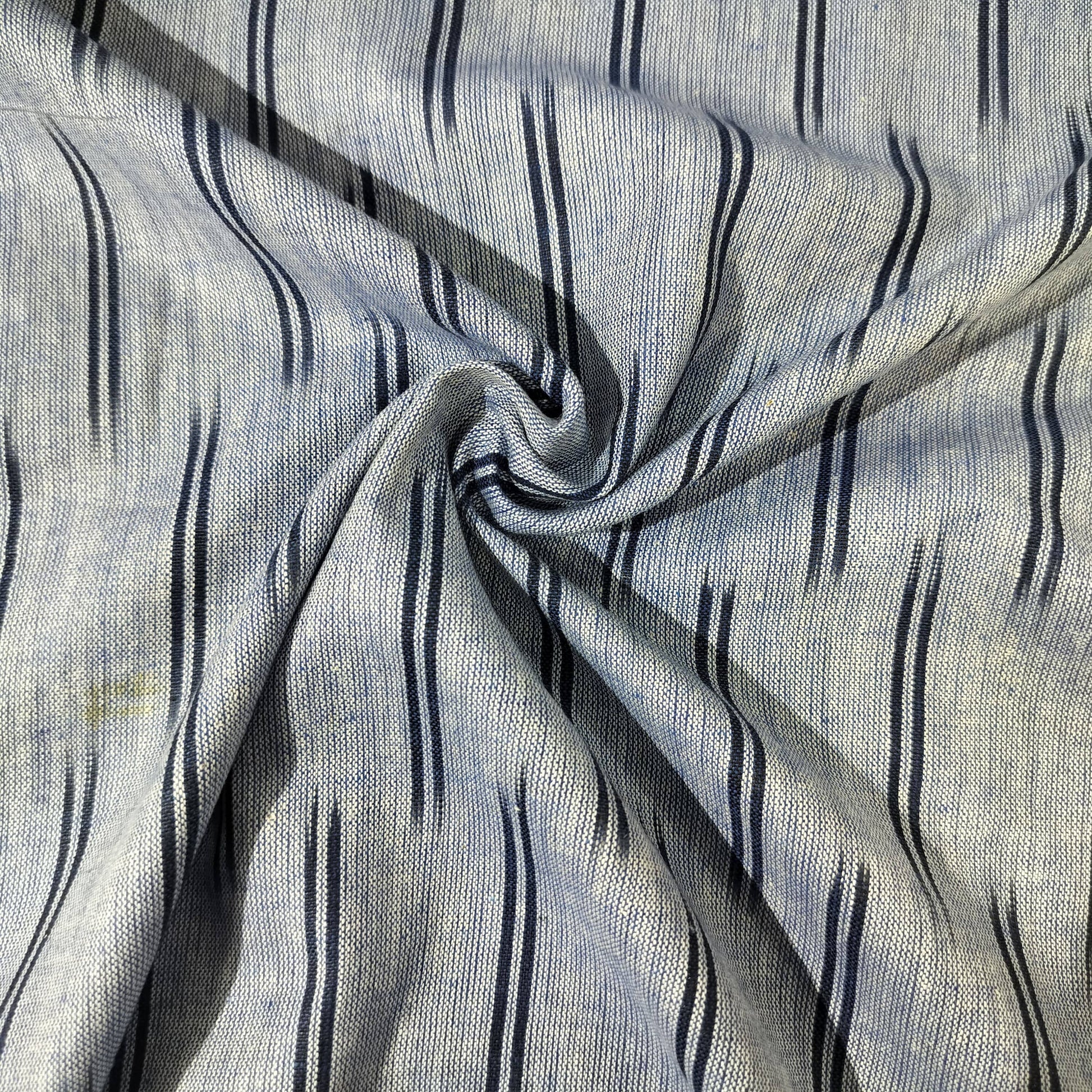 Light Purple Ikkat Print Cotton Fabric 16299
