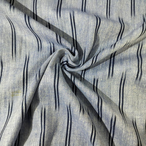 Light Purple Ikkat Print Cotton Fabric 16299