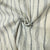 Grey Stripes Print Linen Denim Fabric 16495