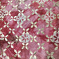 Pink Floral Batik Foil Print Chanderi Fabric 15512