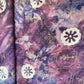 Purple Buti Batik Foil Print Chanderi Fabric 15518