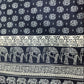 Navy Blue Tropical Print Rayon Fabric 17337