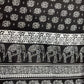 Black&White Tropical Print Rayon Fabric 17336