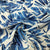 Blue Tropical Print Rayon Fabric 17333