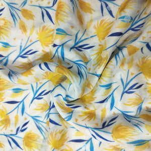 Multicolor Floral Printed Viscose Fabric 4428